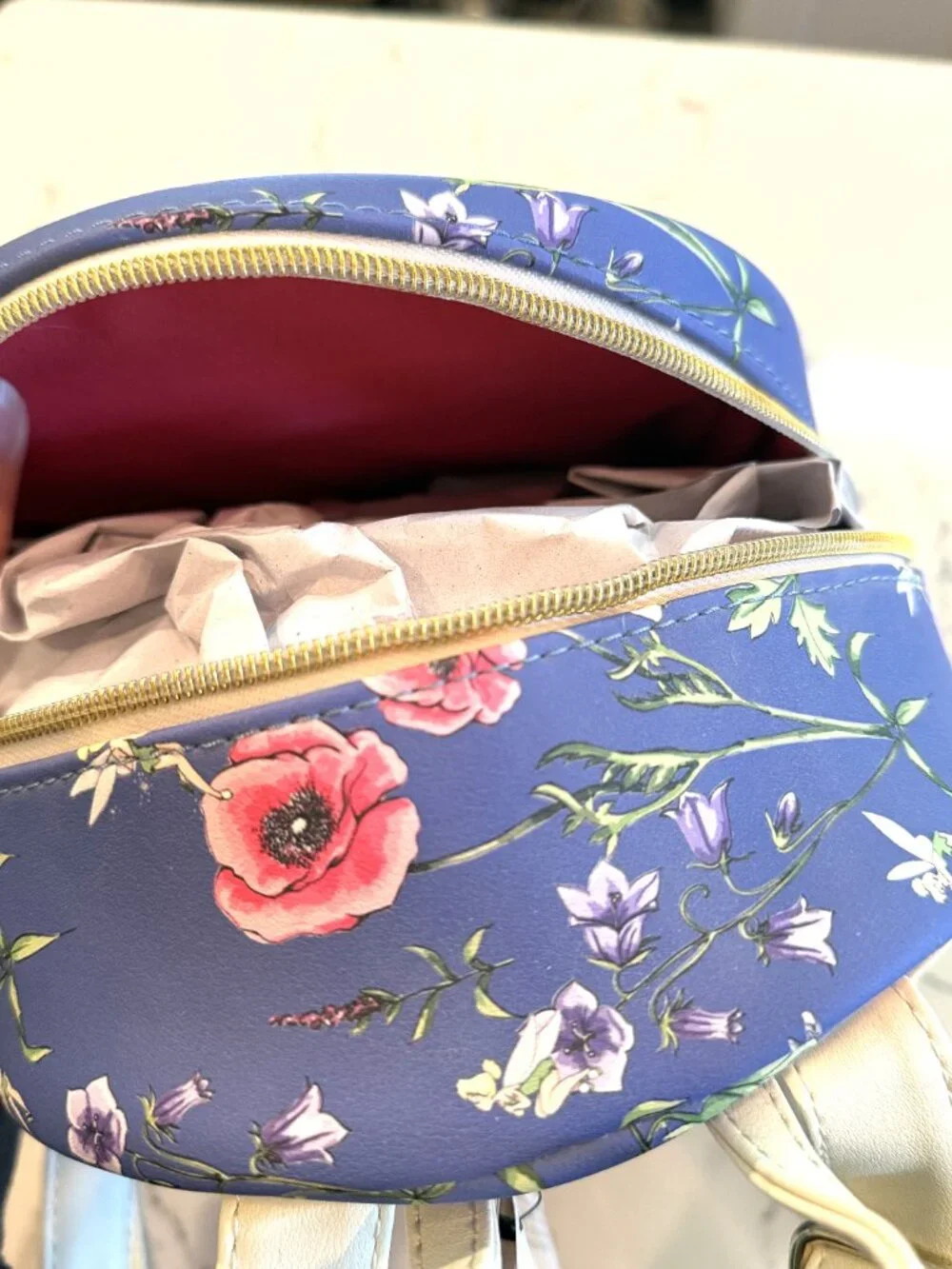 NWT Loungefly Disney Peter Pan Tinker Bell Floral Mini Backpack